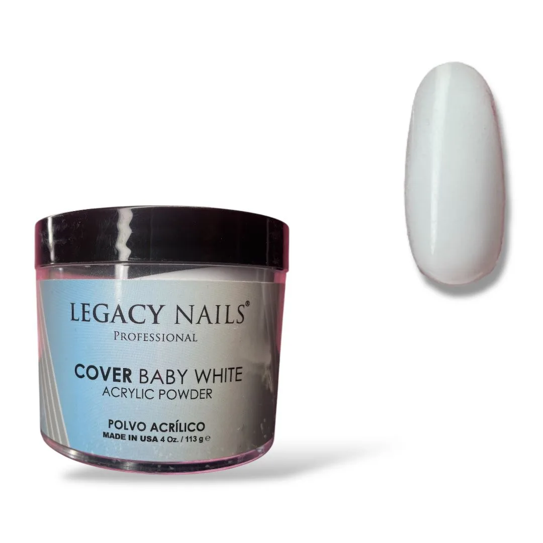 Acrílico Cover Baby White 4 oz - Legacy Nails