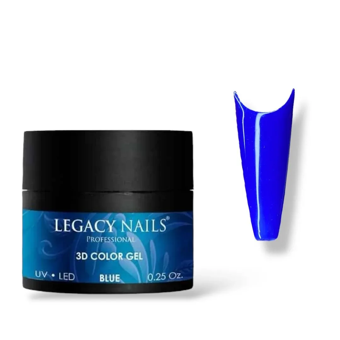 Gel Paint Legacy Nails Blue