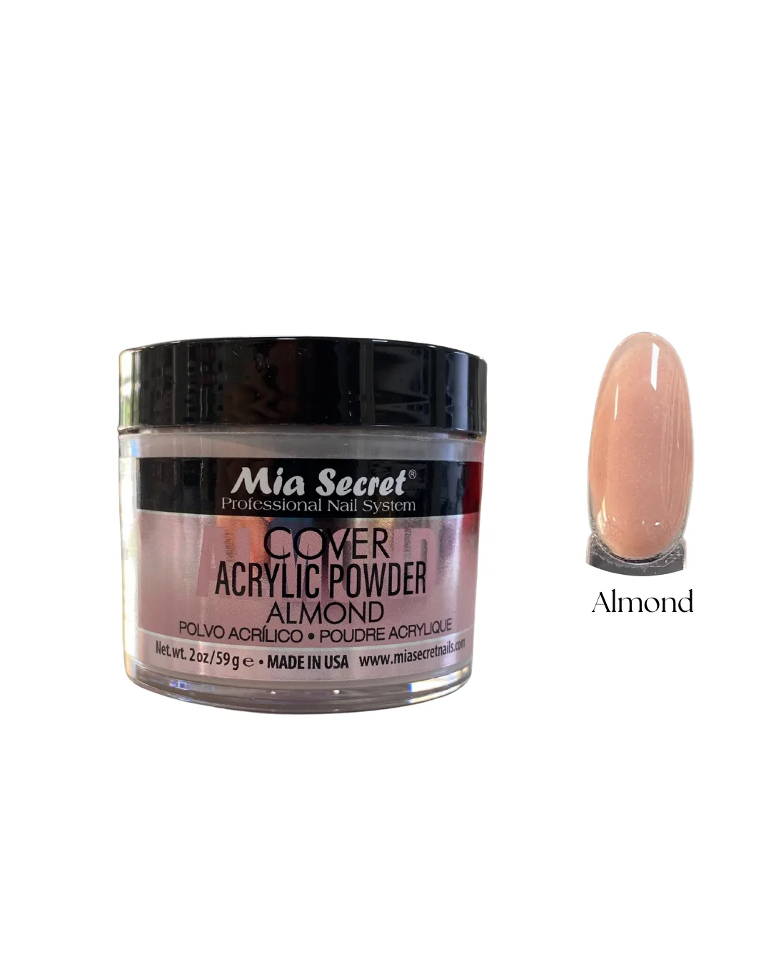 Acrílico Cover Almond 2 oz - Mia Secret