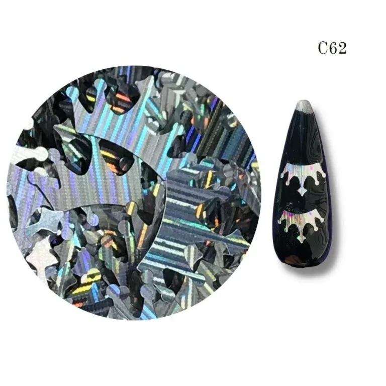 Confeti Corona Plateada 3gr C-62