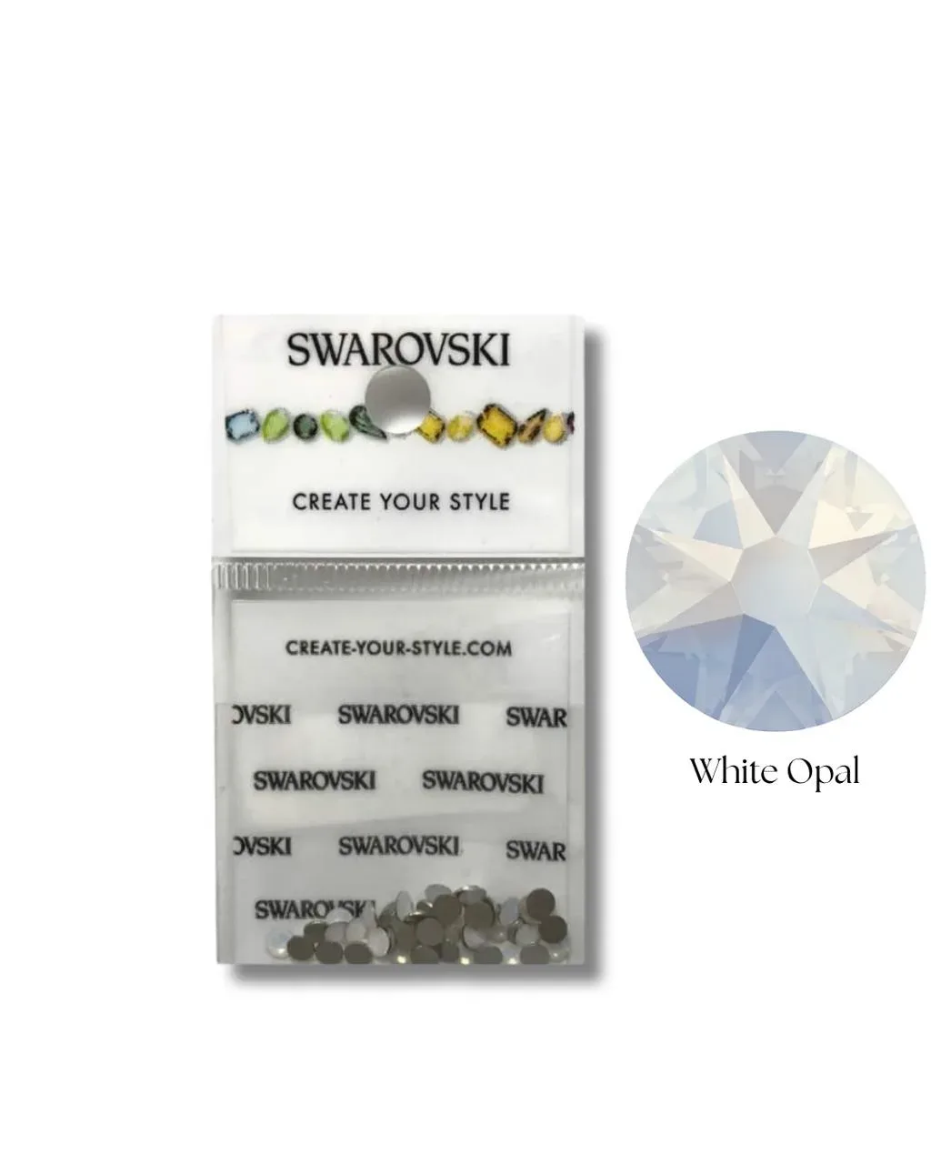 Cristal Swarovski White Opal #9