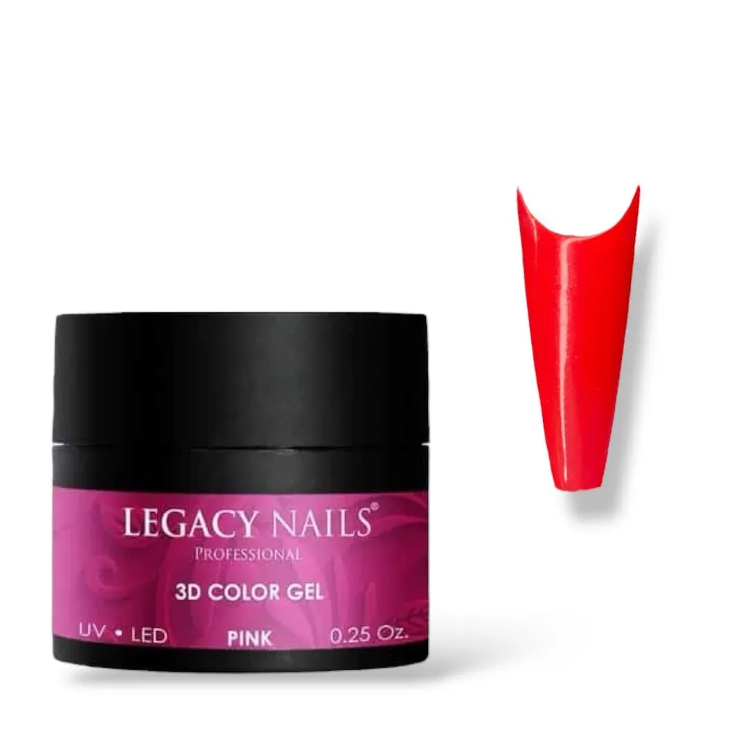 Gel Paint Legacy Nails Pink Coral