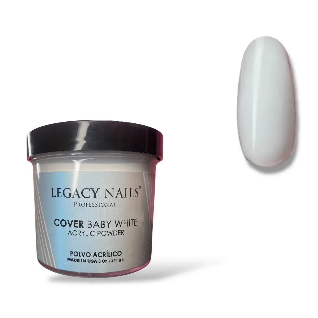 Acrílico Cover Baby White 8oz - Legacy Nails