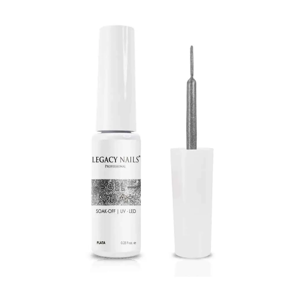 Gel Paint Legacy Nails Plata - Nail Art