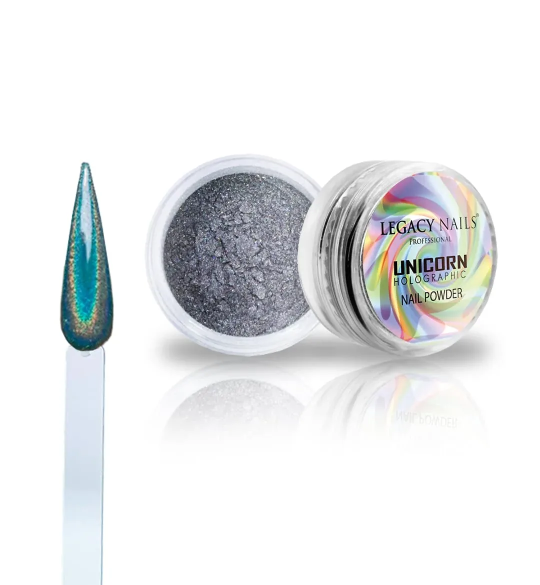 Legacy Nails Efecto Holografico Unicorn