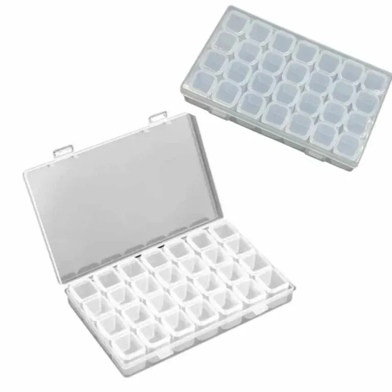 Caja organizadora de Cristales Transparente
