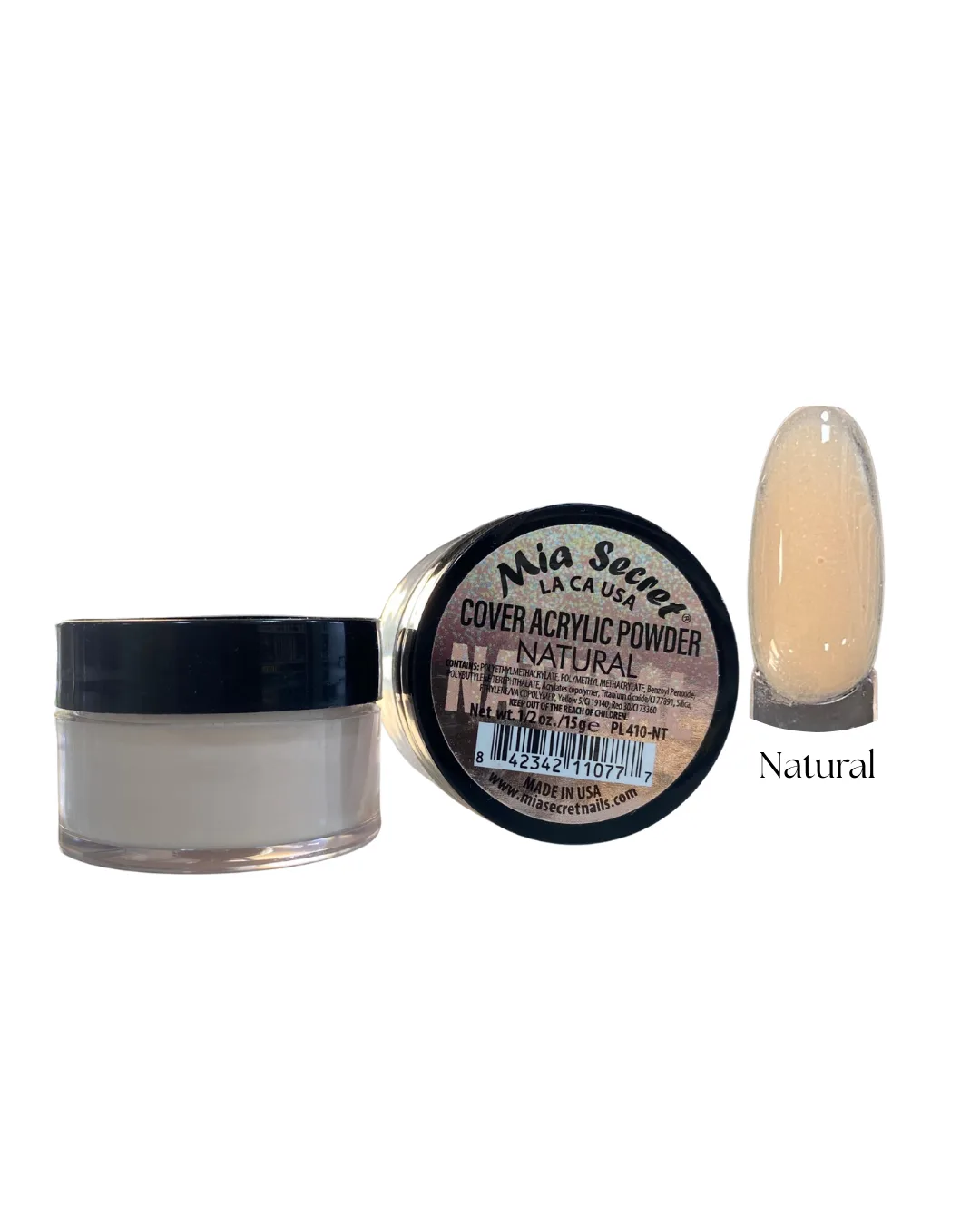 Acrílico Cover Natural 1/2oz - Mia Secret