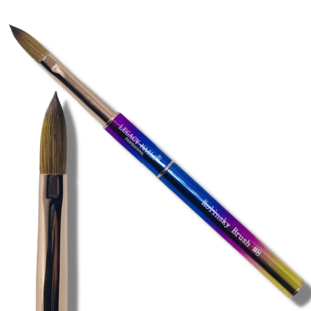 Pincel Kolinsky Nº8 Multicolor - Legacy Nails