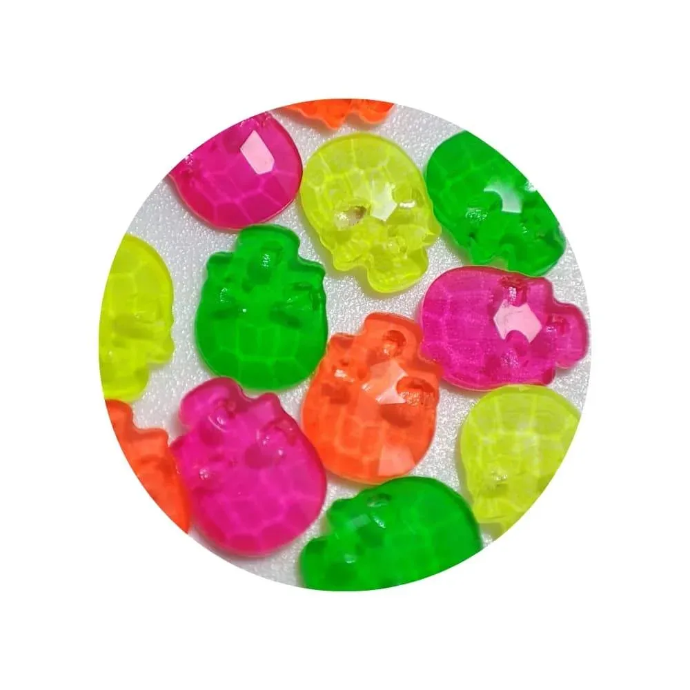 Cristales de Calaveras Neón