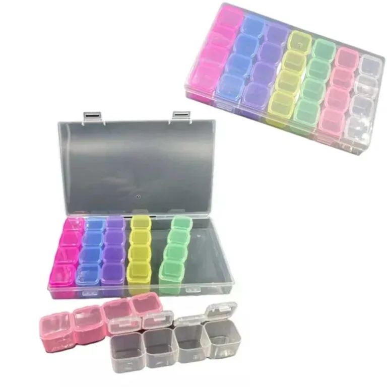 Caja organizadora de Cristales Colores