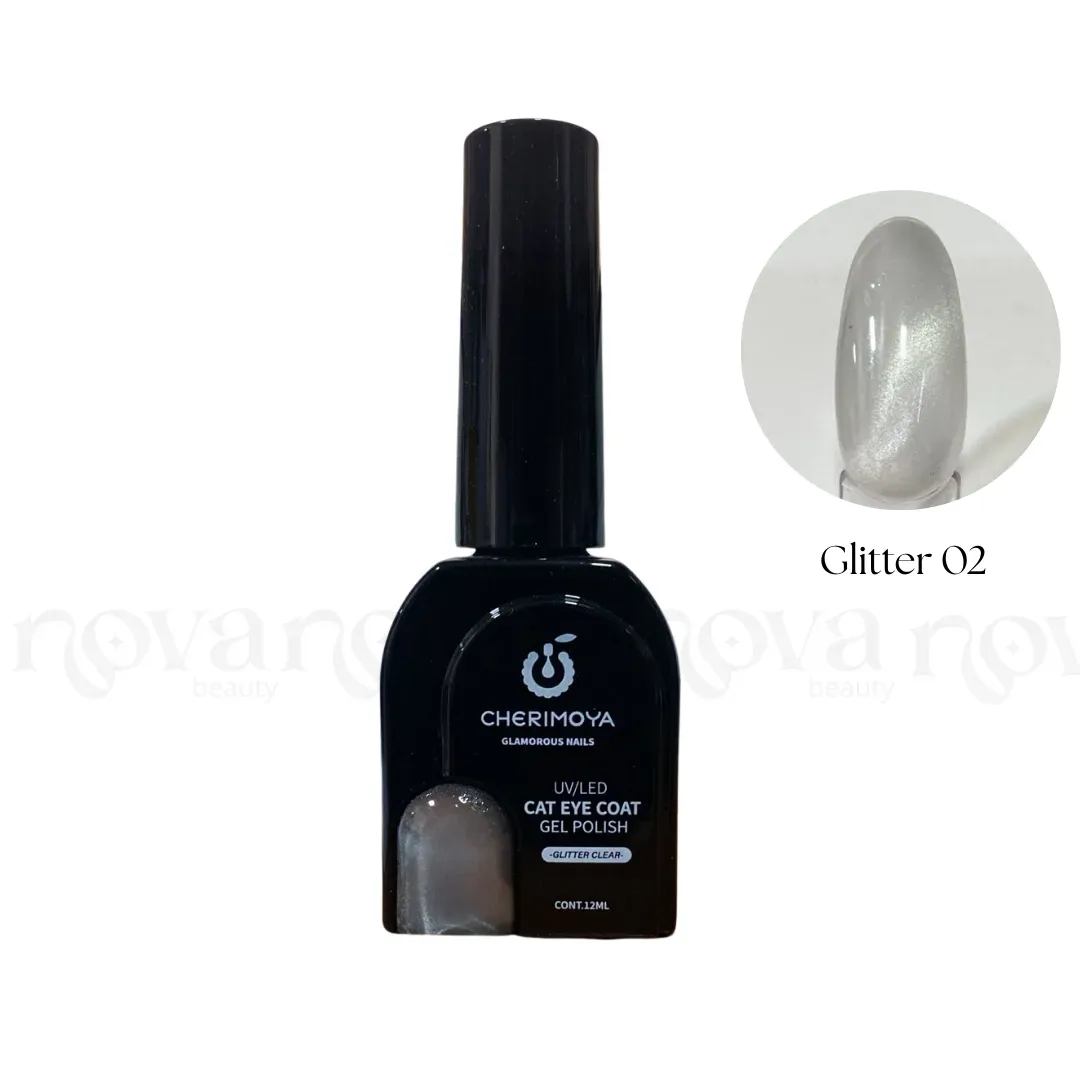Esmalte ojo de gato Cherimoya - Glitter 002