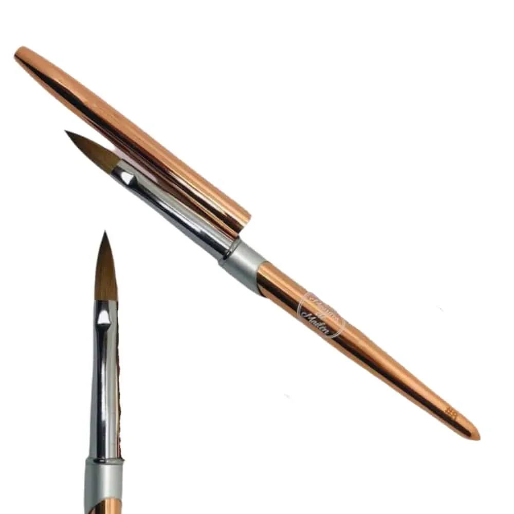 Pincel Rose gold Kolinsky Nº8 MDM