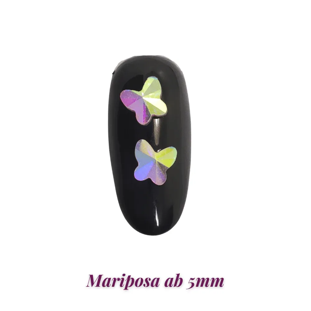 Cristales alternativos figura Mariposa AB 5mm 10un