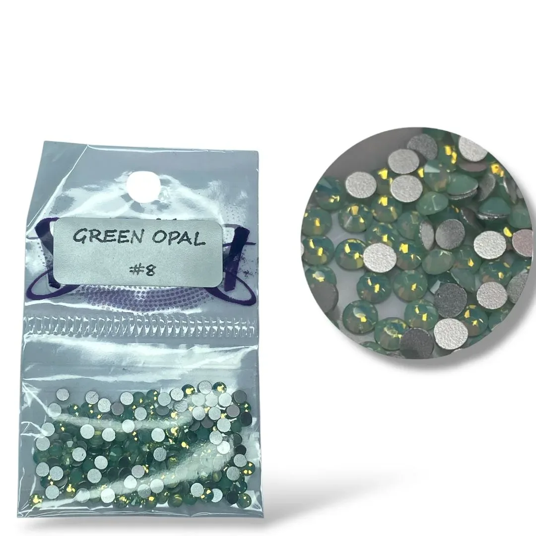 Cristal Alternativo Green Opal #8 - 200un