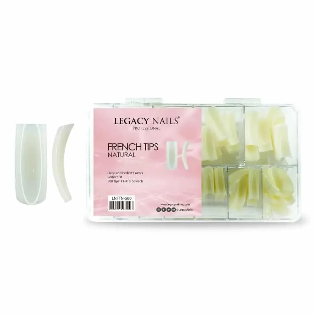 Legacy Nails Tips Natural French