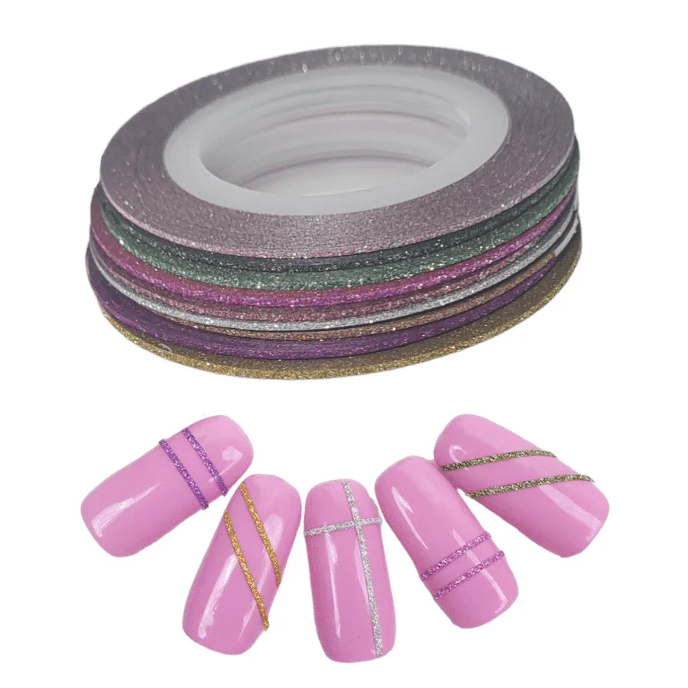 Cintas adhesivas 9 colores