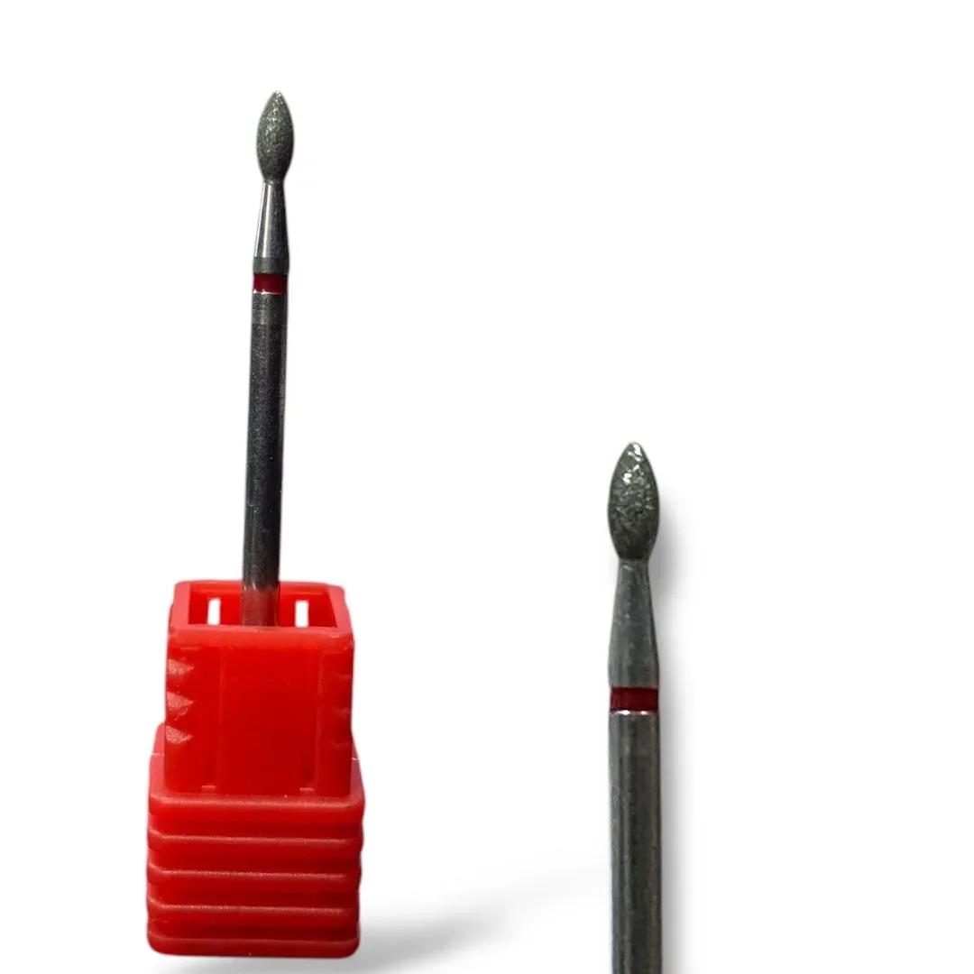 Fresa cutícula Capullo Roja 2.1mm