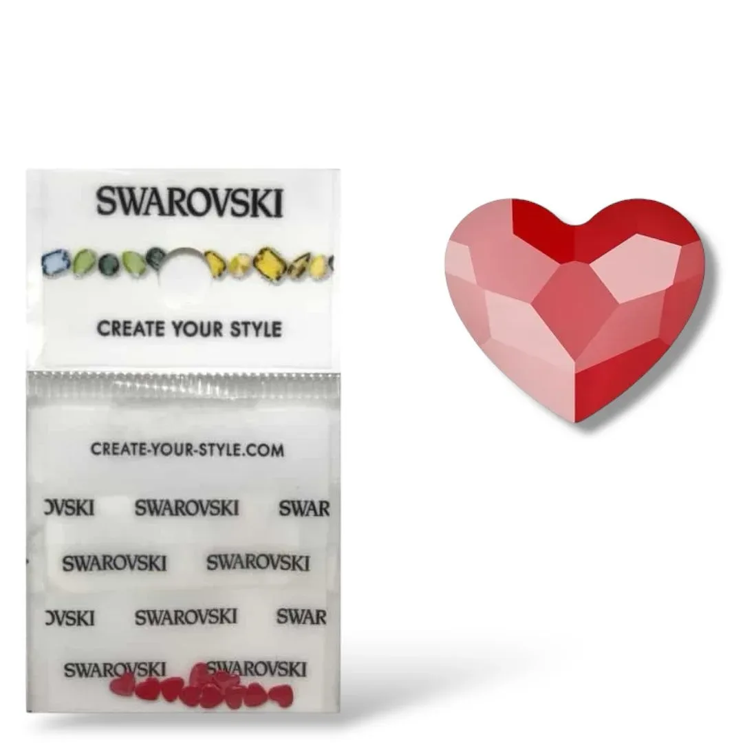 Cristal Swarovski Heart Royal Red 3.6mm