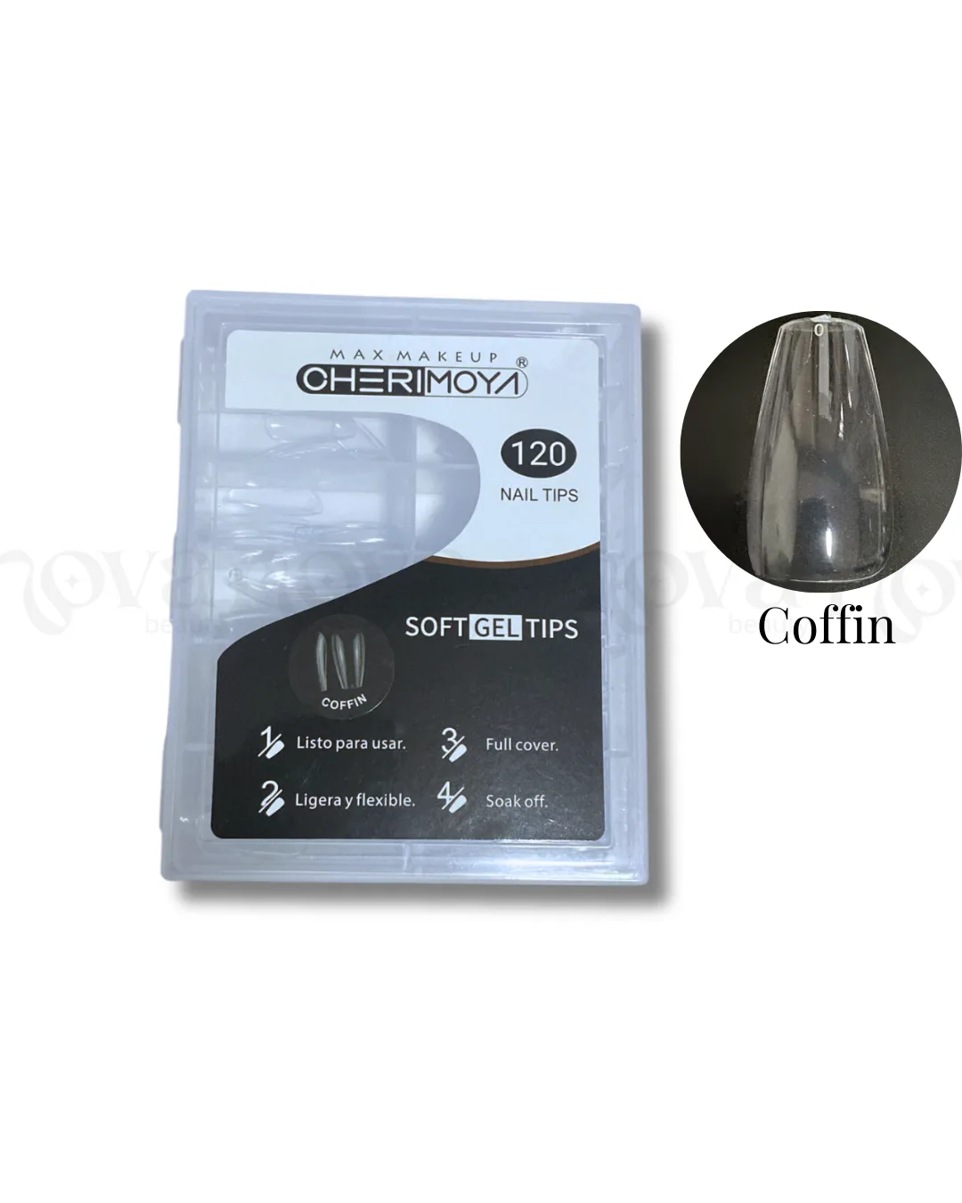 Tips Soft gel Cherimoya - Coffin