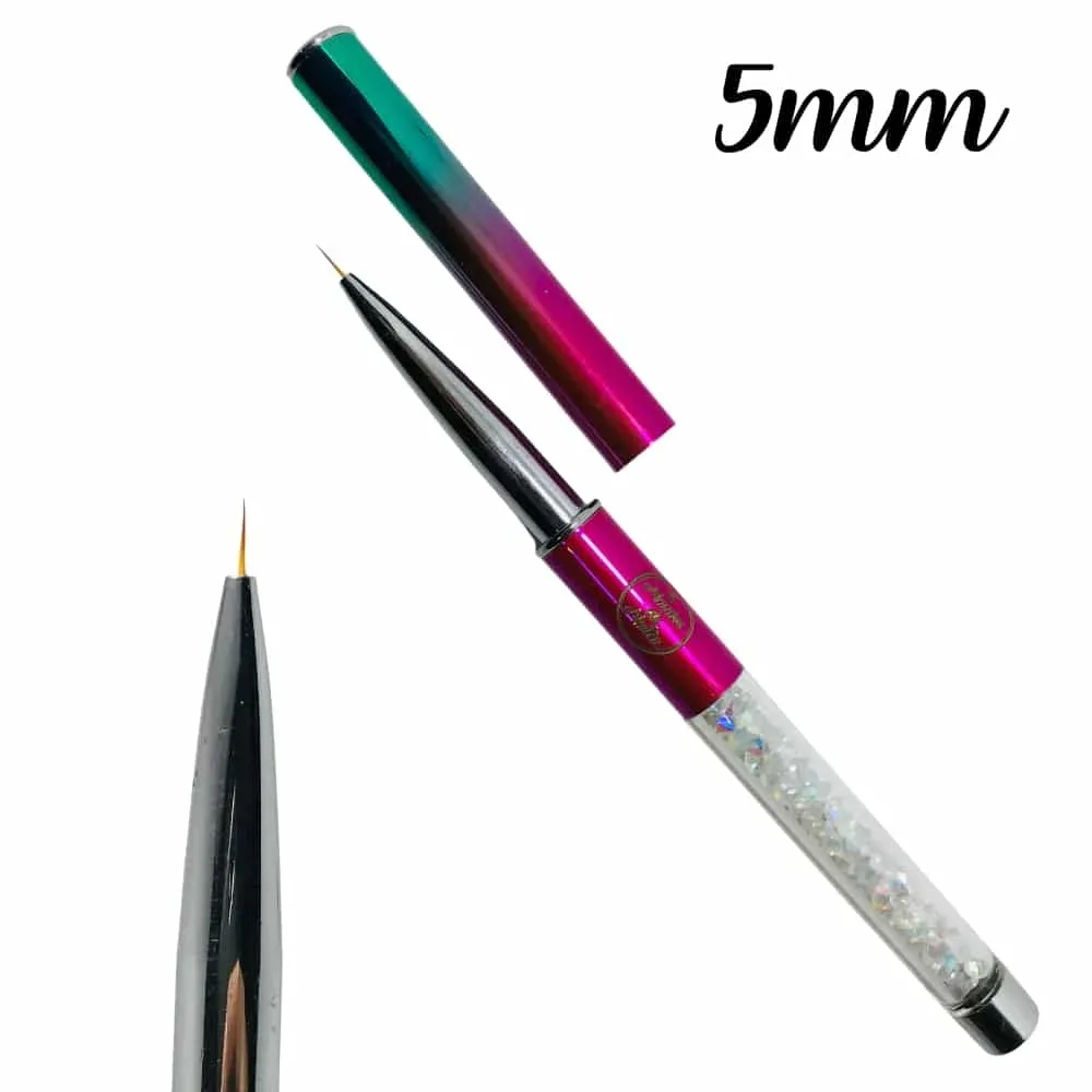 Liner Tornasol Fucsia-Verde 5mm