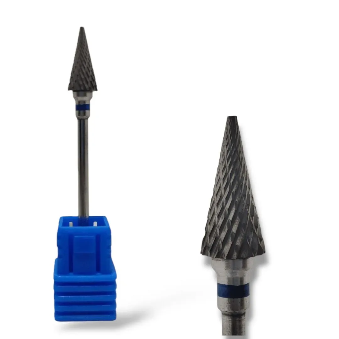 Fresa Tungsteno Cono Azul