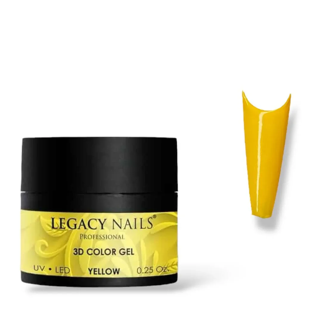 Gel Paint Legacy Nails Yellow