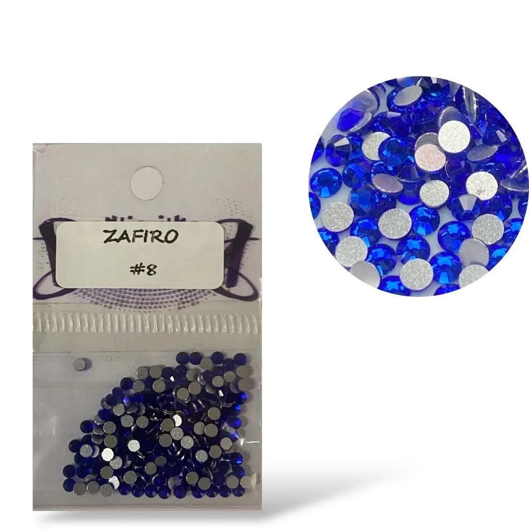 Cristal alternativo Zafiro #8 - 200un