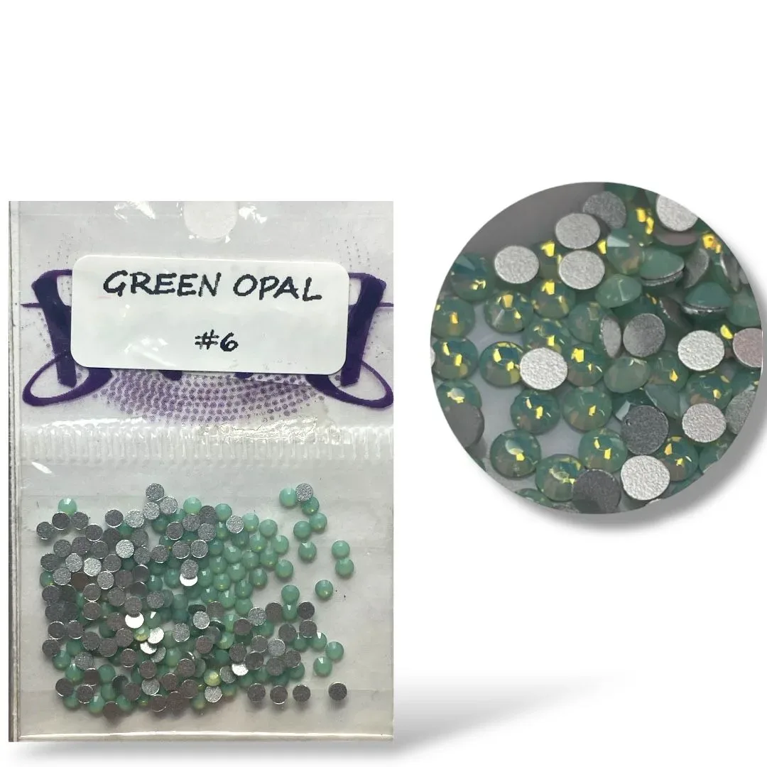 Cristal alternativo Green Opal #6 - 200un
