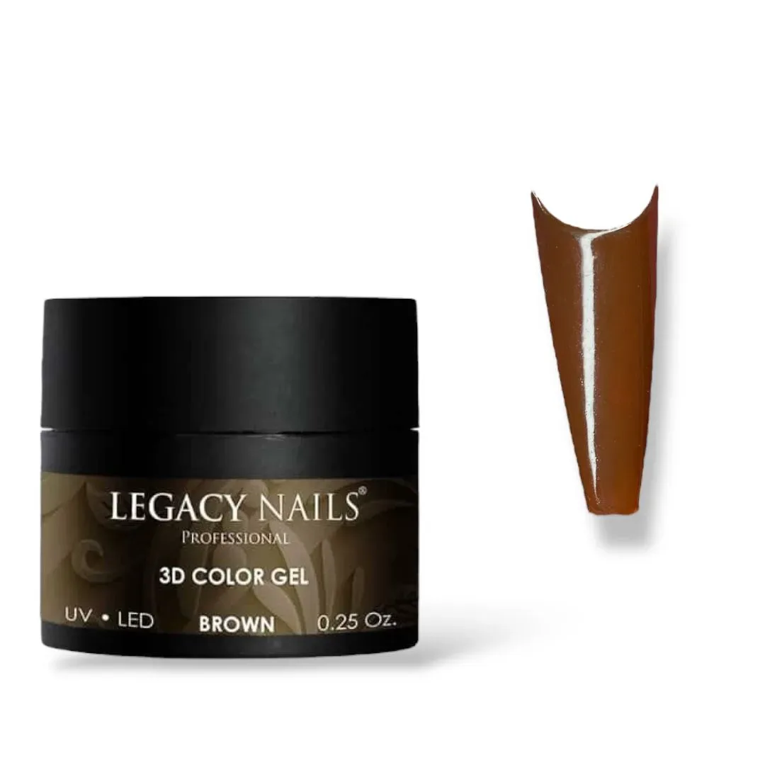 Gel Paint Legacy Nails Brown