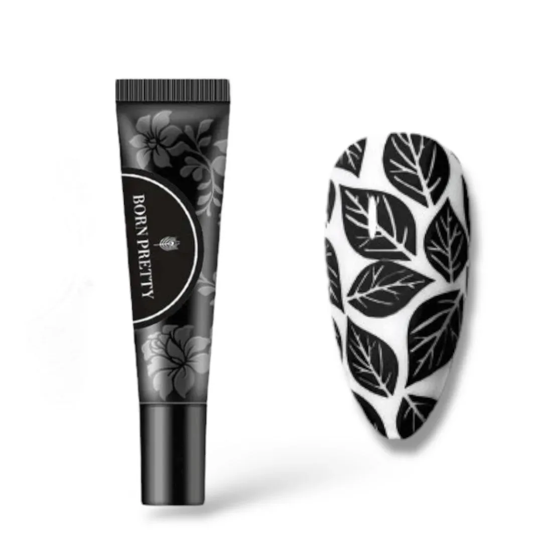 Tinta para Stamping Born Pretty Negra