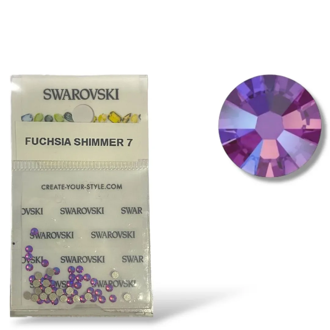 Cristal Swarovski Fuchsia Shimmer #7