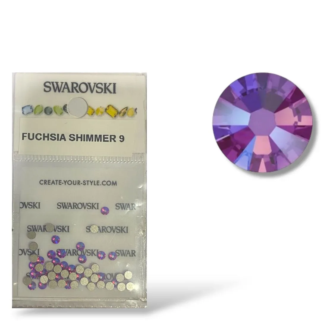 Cristal Swarovski Fuchsia Shimmer #9