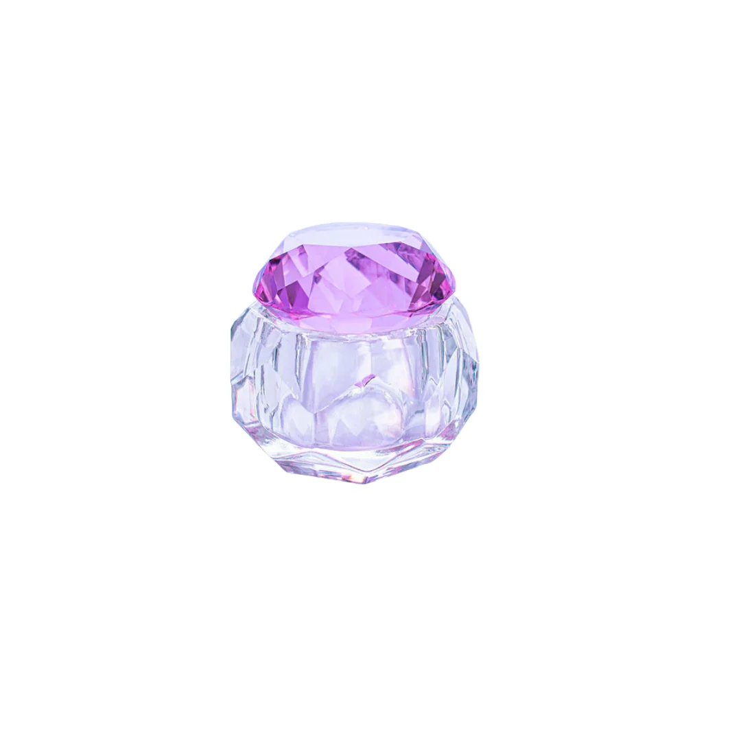 Dappen con tapa cristal Morado