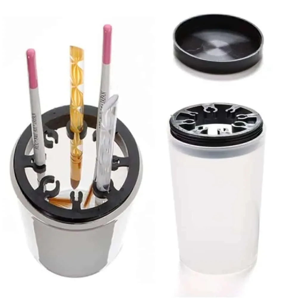 Vaso para limpiar pinceles