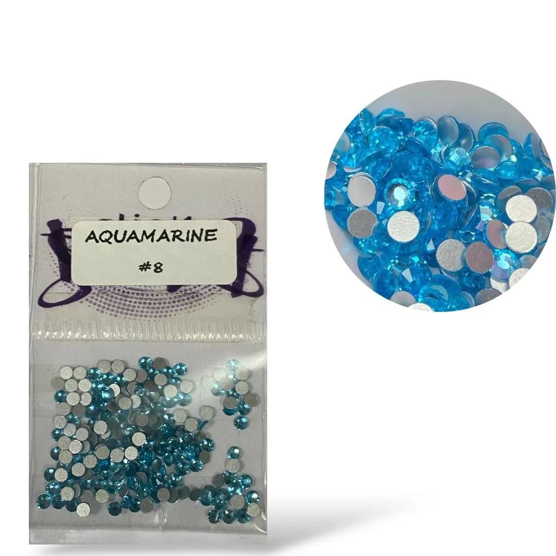 Cristal alternativo Aquamarine #8 - 200un