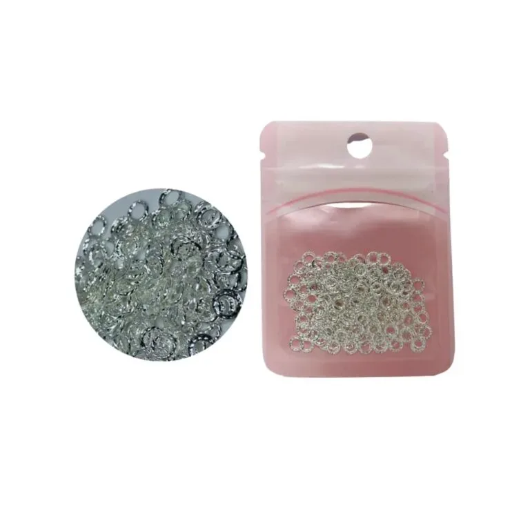 Argollas para cristales Plateadas