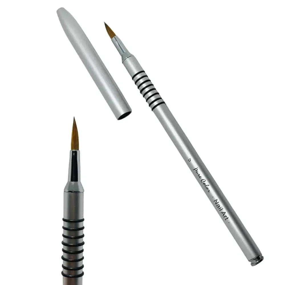 Pincel 3D Kolinsky Silver Pure Color N5