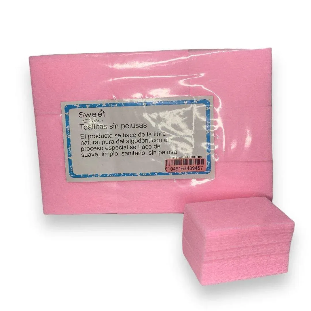 Paños sin pelusa rosados