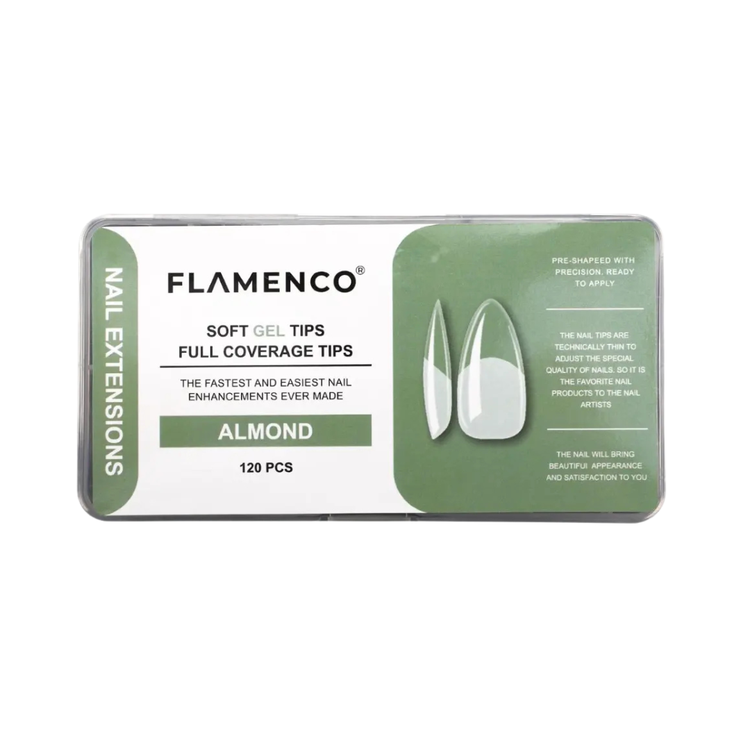 Tips Soft Gel Flamenco Almond