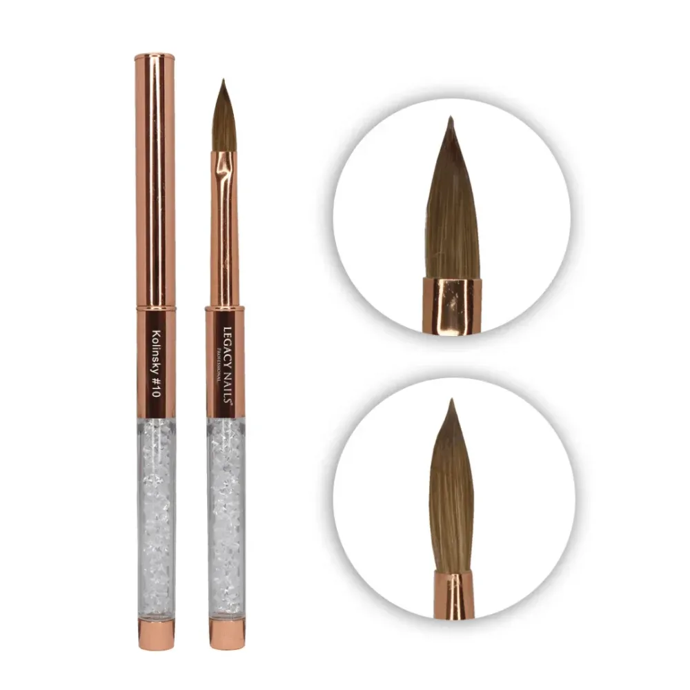 Pincel para Acrílico N10 Rose Gold - Legacy Nails
