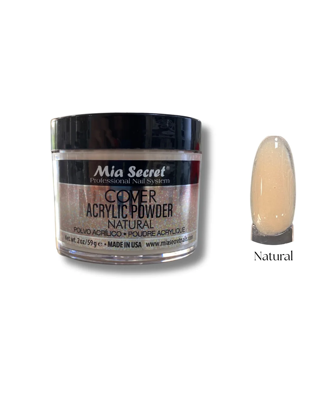 Acrílico Cover Natural 2oz -Mia Secret