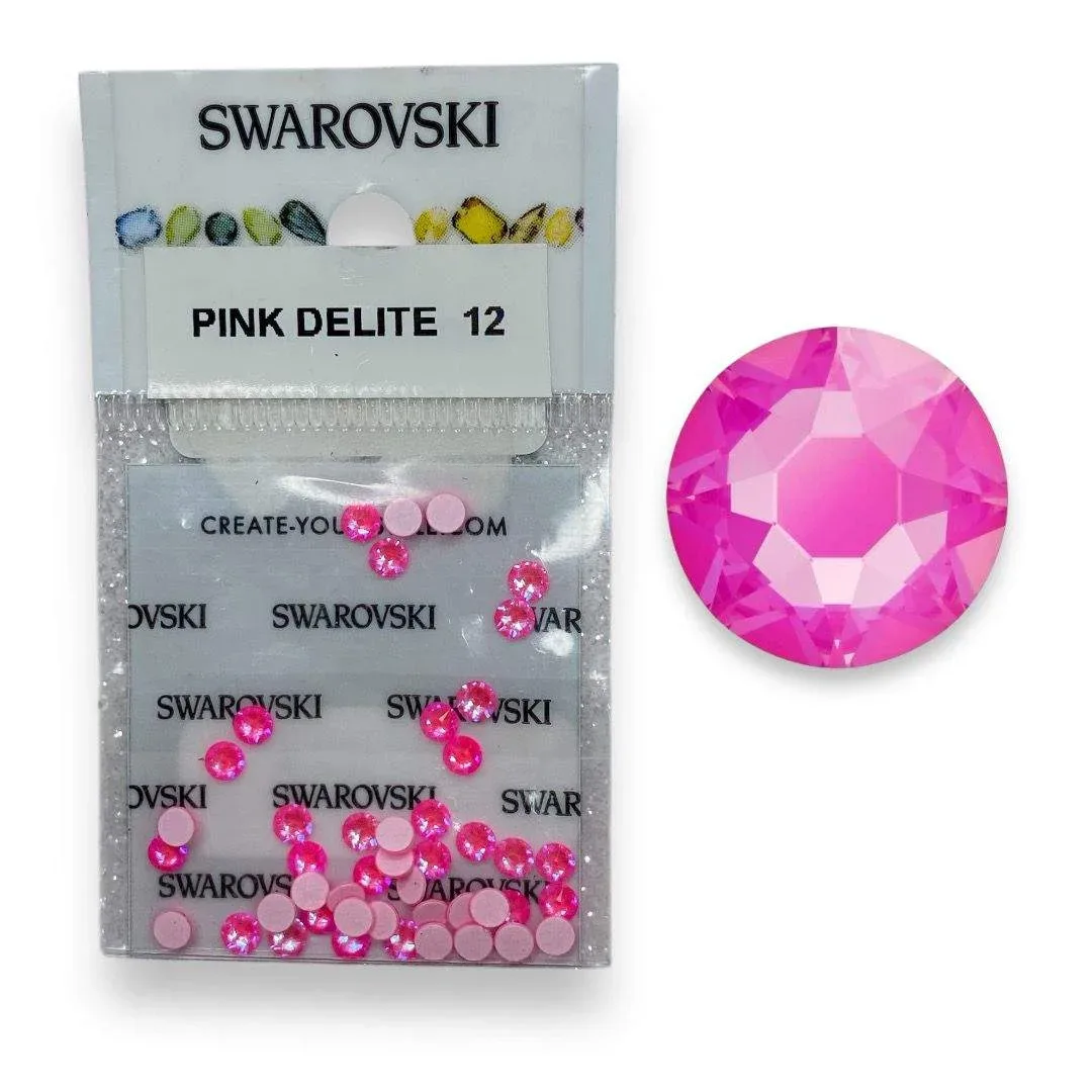 Cristal Swarovski Electric Pink Delite #12