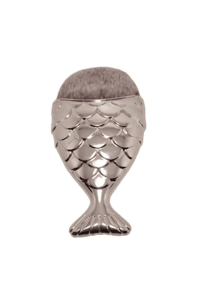 Brocha Cola de Sirena Rose Gold