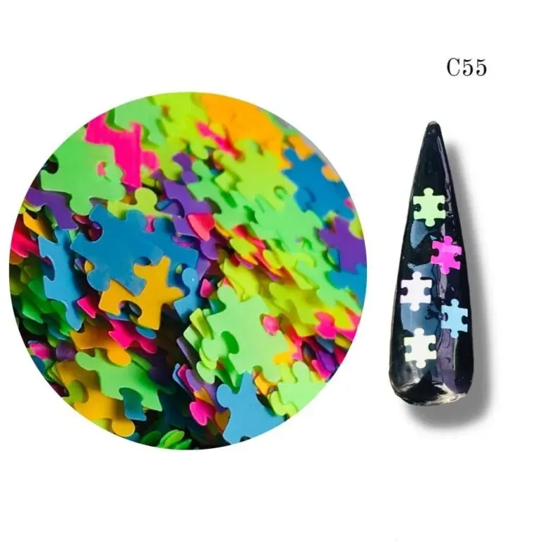 Confeti Rompecabezas 3gr C-55