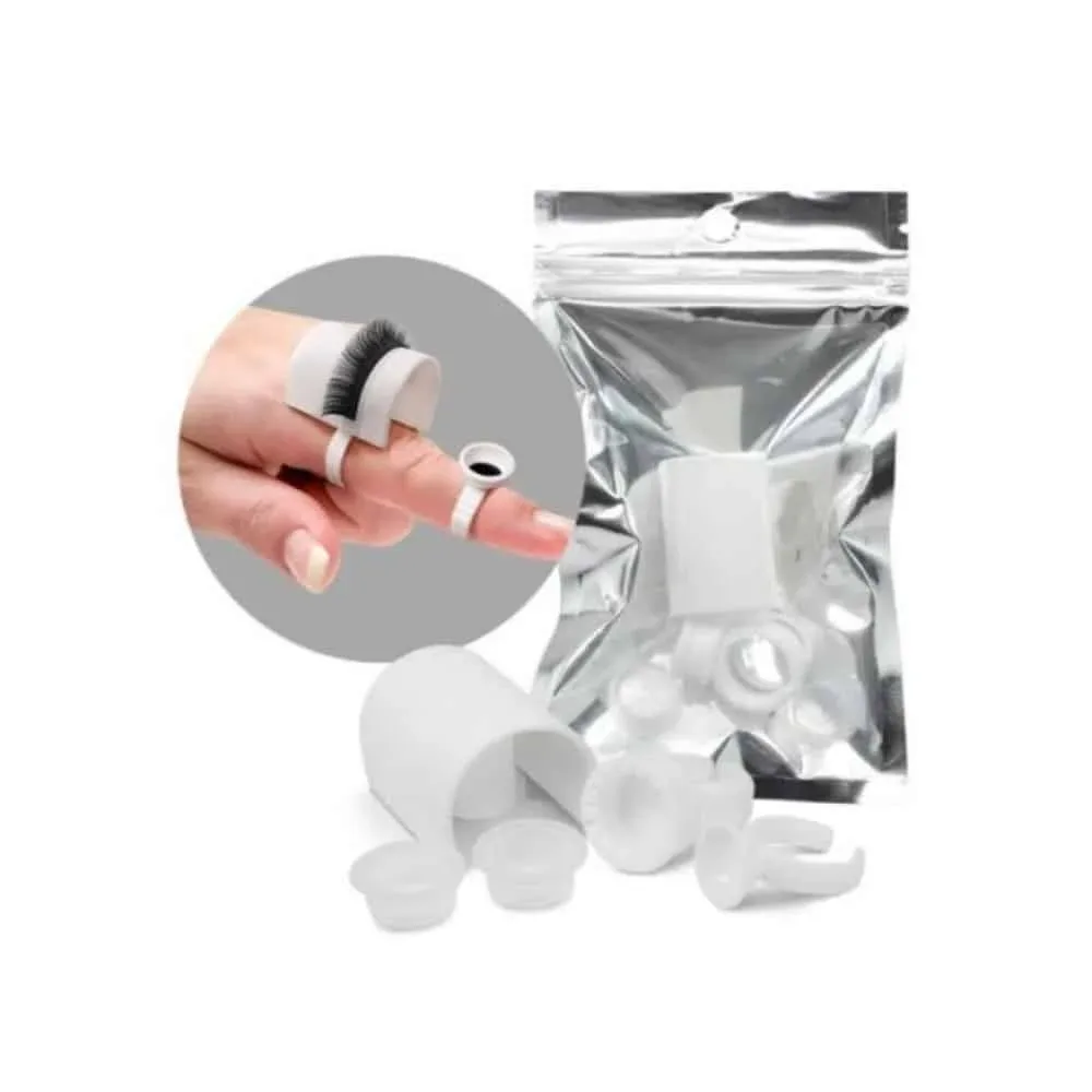 Set anillos para pegamento de pestañas Mia secret