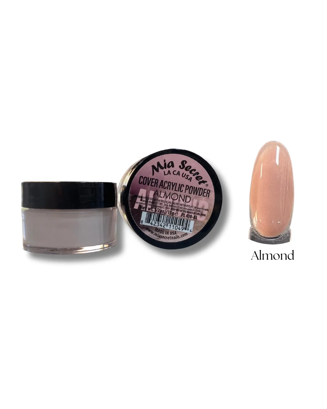 Acrílico Cover Almond 1/2 oz - Mia Secret