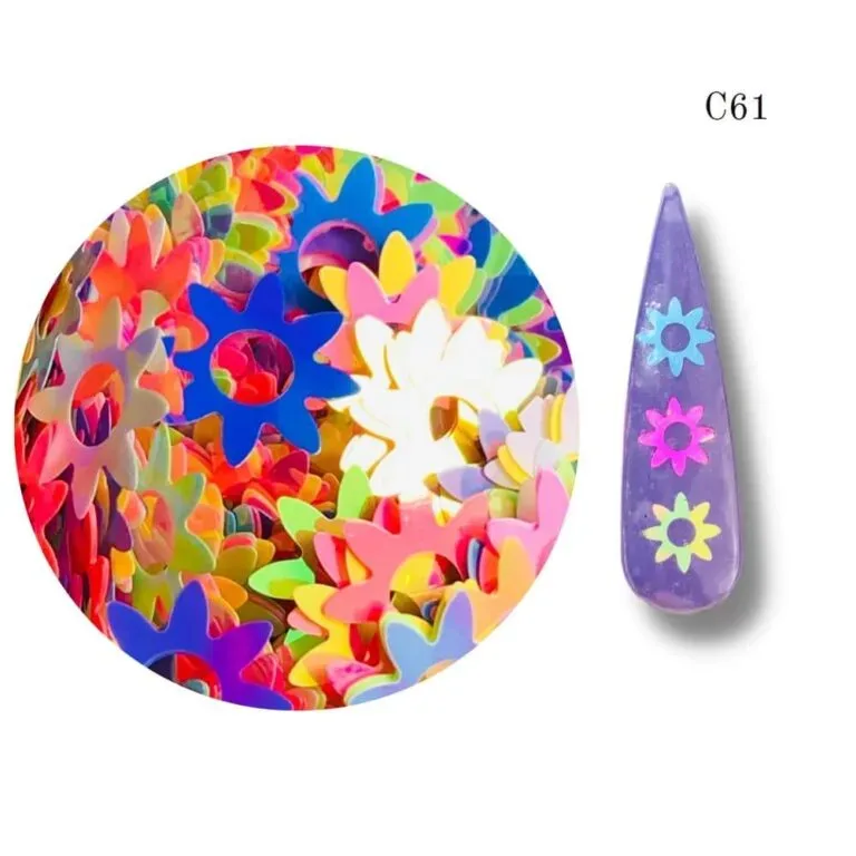 Confeti Flores Neon 3gr C-61