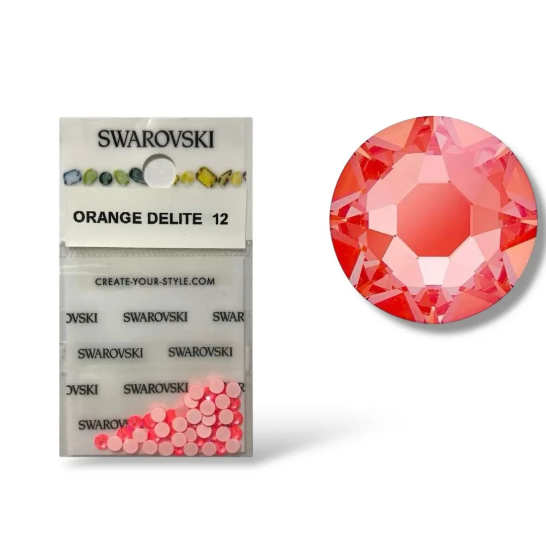 Cristal Swarovski Orange Delite #12