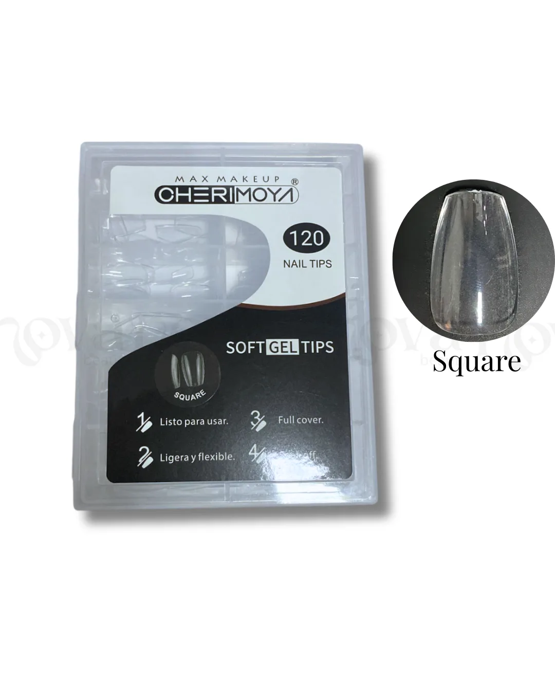 Tips Soft gel Cherimoya - Square