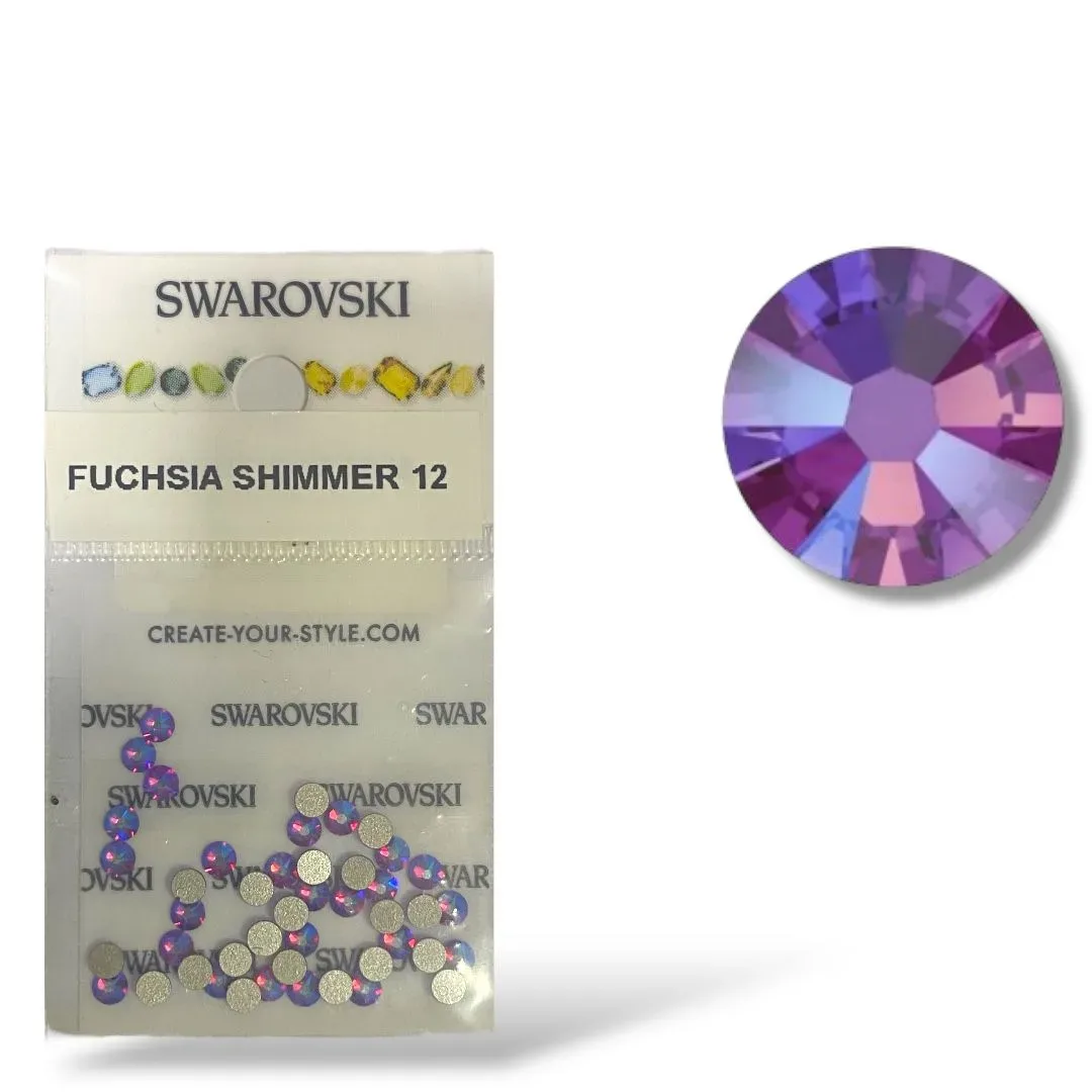 Cristal Swarovski Fuchsia Shimmer #12